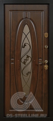 Входная дверь Монарх для дома вид изнутри